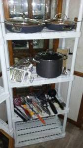 lot 267 image: Gotham Fry Pans (2) Meyer Stock Pot and More.
