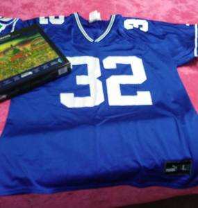 lot 317 image: NFL Seahawks Watters Jersey and Puzzle