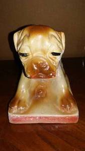 lot 198 image: Vintage Marwal Resin Plaster Mastiff Dog and More.