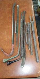 lot 252 image: Crowbar, Tuning Fork, Chisel and More.