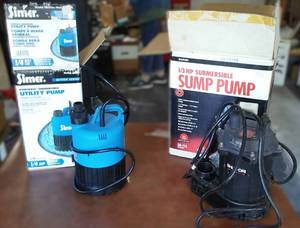 lot 347 image: 13 And  Hp Sump Pumps.