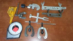 lot 353 image: Tube Cutters, Flaring Tools, Plug Wrench.