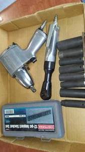 lot 357 image: Craftsman Impact Wrench, Rachet And Sockets.