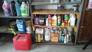 lot 183 image: Partial Variety, Bar Chain, Wiper Fluid, Oil and More.