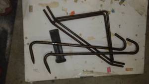 lot 216 image: Meat Hanger Hooks and Splitter.
