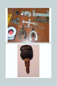 lot 353 image: Cat Key, Tube Cutters, Flaring Tools, Plug Wrench.