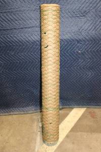 lot 4 image: 48x50 ft Green Hex Netting Wire Mesh Roll