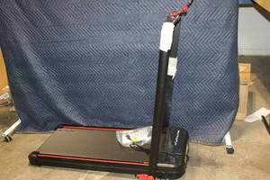 lot 7 image: Rhythm Fun Foldable Electric Treadmill with Safety Key and LED Display