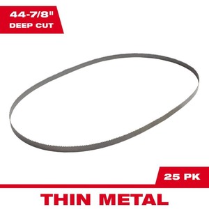 lot 11 image: 25 Pack Milwaukee 44-78 1418 TPI Deep Cut Portable Bi-Metal Band Saw Blades BRAND NEW