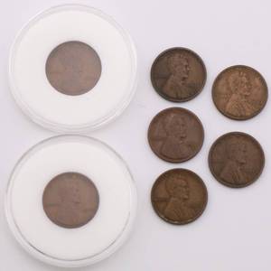 lot 35 image: US Wheat Penny Lot of 7 Better Dates