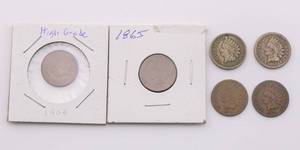 lot 31 image: US Indian Head Penny Lot