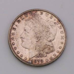 lot 10 image: 1878-S Morgan Silver Dollar