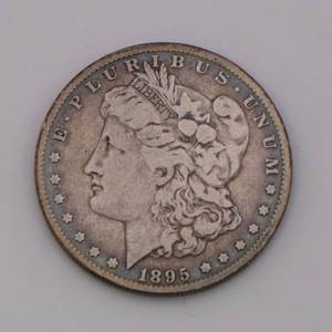lot 9 image: 1895-O Morgan Silver Dollar