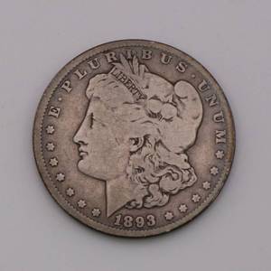 lot 7 image: 1893 Morgan Silver Dollar