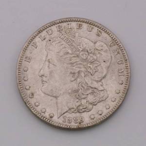 lot 3 image: 1889 Morgan Silver Dollar