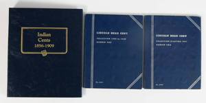 lot 44 image: Partial US Penny Book Lot 1859 - 1973