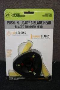 lot 141 image: Weed Warrior Push N Load 3 Blade Tr...