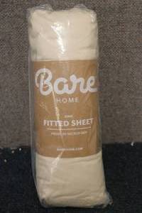 lot 145 image: BARE KING SIZED FITTED SHEET...