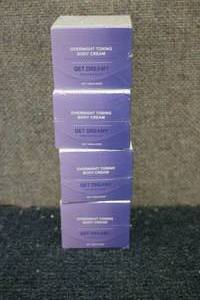 lot 157 image: OVERNIGHT TONING BODY CREAM QTY4...