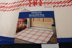 lot 216 image: 3-24in x 36in reversible rugs...