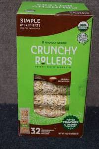 lot 267 image: 32 Pack of Crunchy Rollers Organic ...