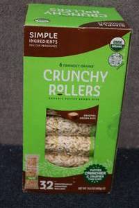 lot 268 image: 32 Pack of Crunchy Rollers Organic ...