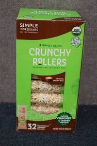lot 269 image: 32 Pack of Crunchy Rollers Organic ...