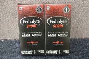 lot 297 image: 2-6 packs of Pedialyte Sport Electr...