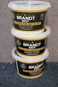 lot 301 image: 3-1lb Tubs of BRANT ALL NATURAL PUR...