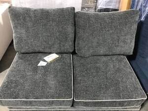 lot 10 image: LOVE SEAT SECTIONAL PIECE