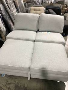 lot 12 image: QUEEN PULL OUT SLEEPER SECTIONAL PIECE