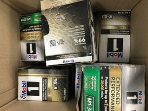 lot 67 image: ASSORTED MOBIL FILTERS