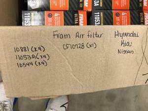 lot 72 image: ASSORTED FRAM AIR FILTERS