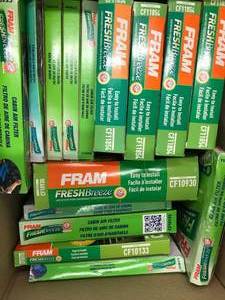 lot 73 image: ASSORTED FRAM AIR FILTERS