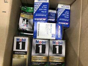 lot 75 image: ACDELCO OIL FILTERS AND MOBIL-ASSORTED