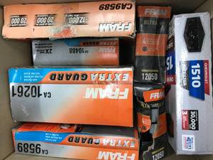 lot 79 image: ASSORTED FRAM AIR FILTERS
