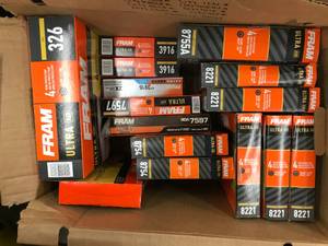 lot 81 image: ASSORTED FRAM AIR FILTER-GM