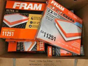 lot 106 image: ASSORTED FRAM AIR FILTER - GM