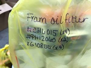 lot 127 image: FRAM OIL FILTERS - ASSORTED