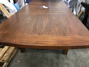 lot 42 image: LARGE WOOD TABLE
