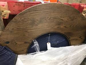 lot 46 image: ROUND WOOD TABLETOP