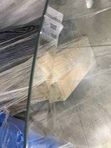 lot 30 image: ALL CLEAR GLASS TABLETOP