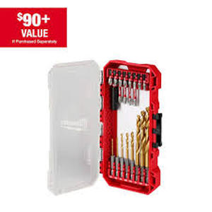 lot 7 image: Lot of Milwaukee SHOCKWAVE Impact Duty Drill & Drive Set (21-Piece)  Customer Returns See Pictures