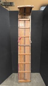 lot 25 image: Vintage Wooden Toboggan with Extra Running Boards