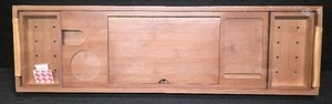 lot 83 image: Wooden Bath Tray, brand-new still in plastic
