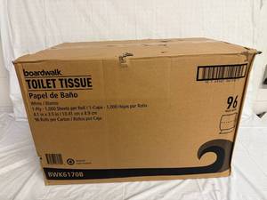 lot 17 image: 96 Rolls of Boardwalk Toilet Tissue