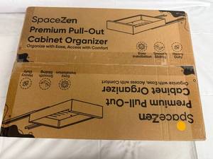 lot 47 image: SpaceZen Premium Pull-Out Cabinet Organizers