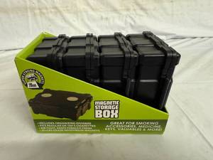 lot 59 image: 4 Magnetic Storage Boxes