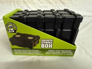 lot 60 image: 4 Magnetic Storage Boxes