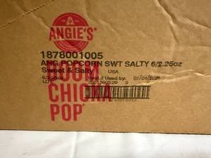 lot 181 image: 6 Bags of Boom Chicka Pop Sweet and Salty Kettle
